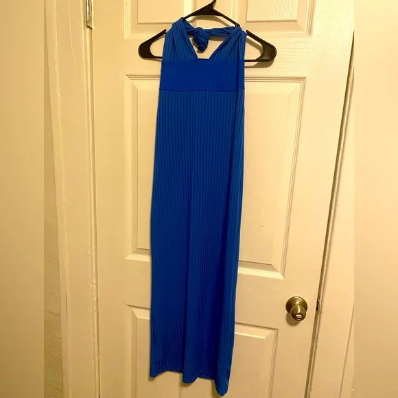 blue marilyn monroe dress Navy Blue Prom Dress Sweetheart A-line Short Front Long Back – TANYA BRIDAL main image 1